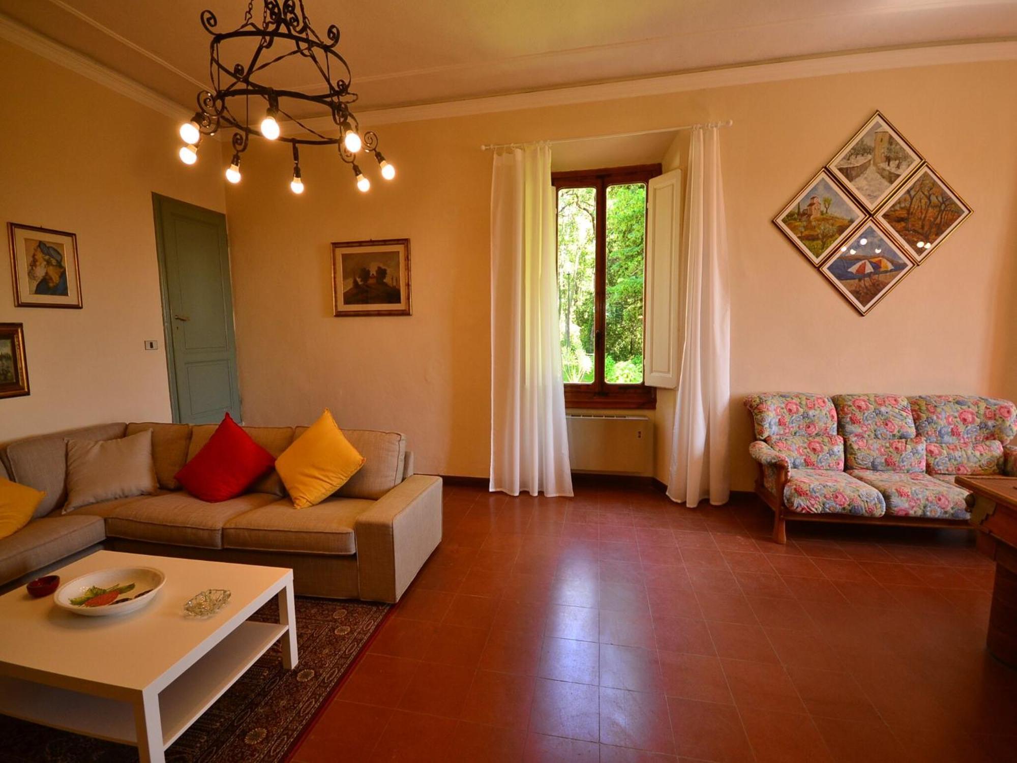 Lovely Holiday Home In Montefiridolfi With Hill View Esterno foto